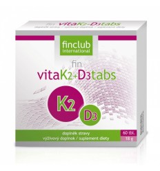 fin VitaK2+D3tabs - witamina K2 i D3