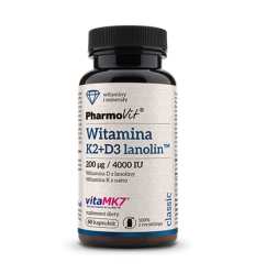 Pharmovit - Witamina K2Mk7 + D3 - suplement diety